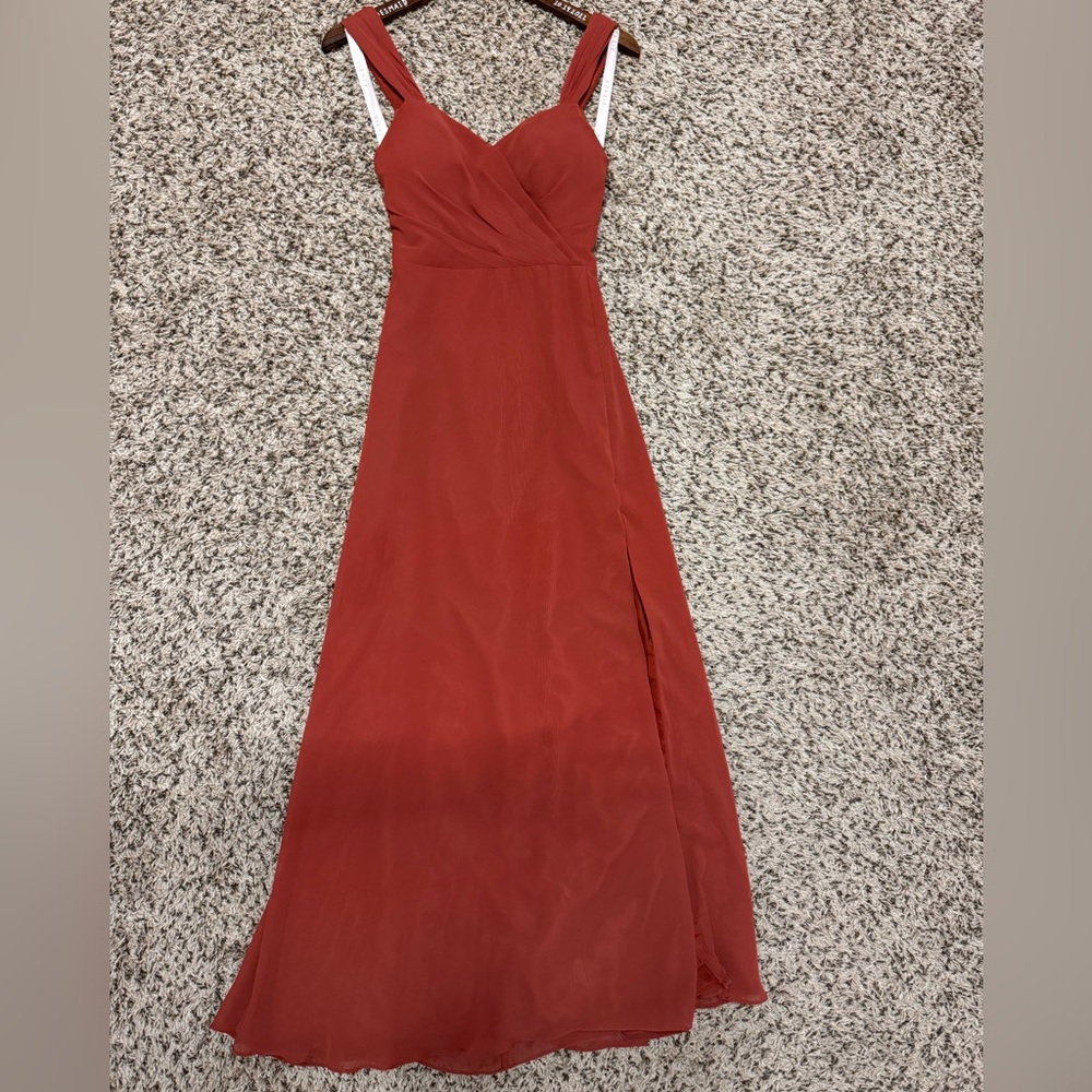 Azazie Terracotta Dress